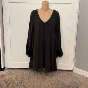 Express women’s size medium grey long sleeve with lace